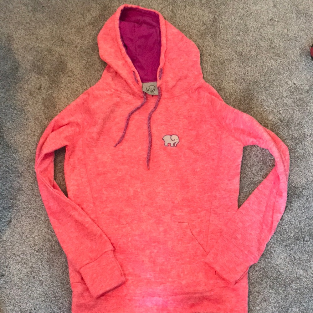 Ivory ella pink and white sweatshirt (never worn)